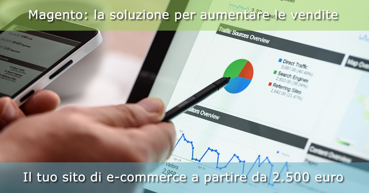 Con Magento il tuo sito di e-commerce a partire da 2.500 euro