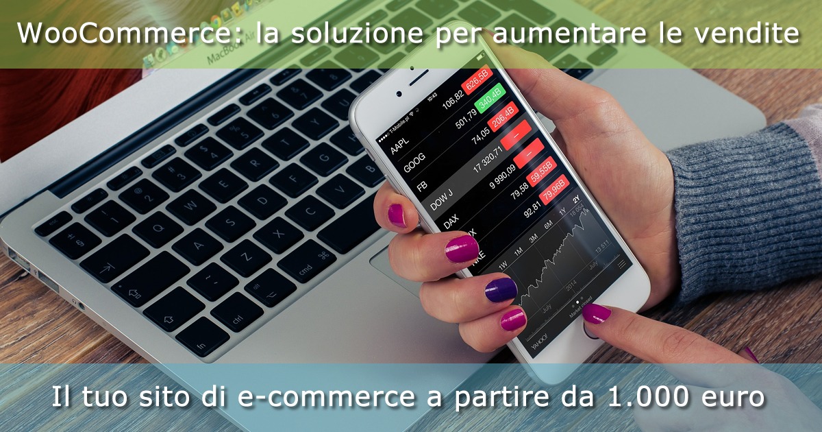 Con WooCommerce il tuo sito di e-commerce a partire da 1.000 euro